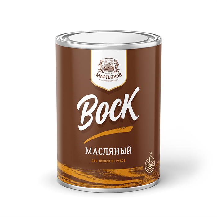 Воск масляный для торцов срубов «Мартьянов» - фото 4505